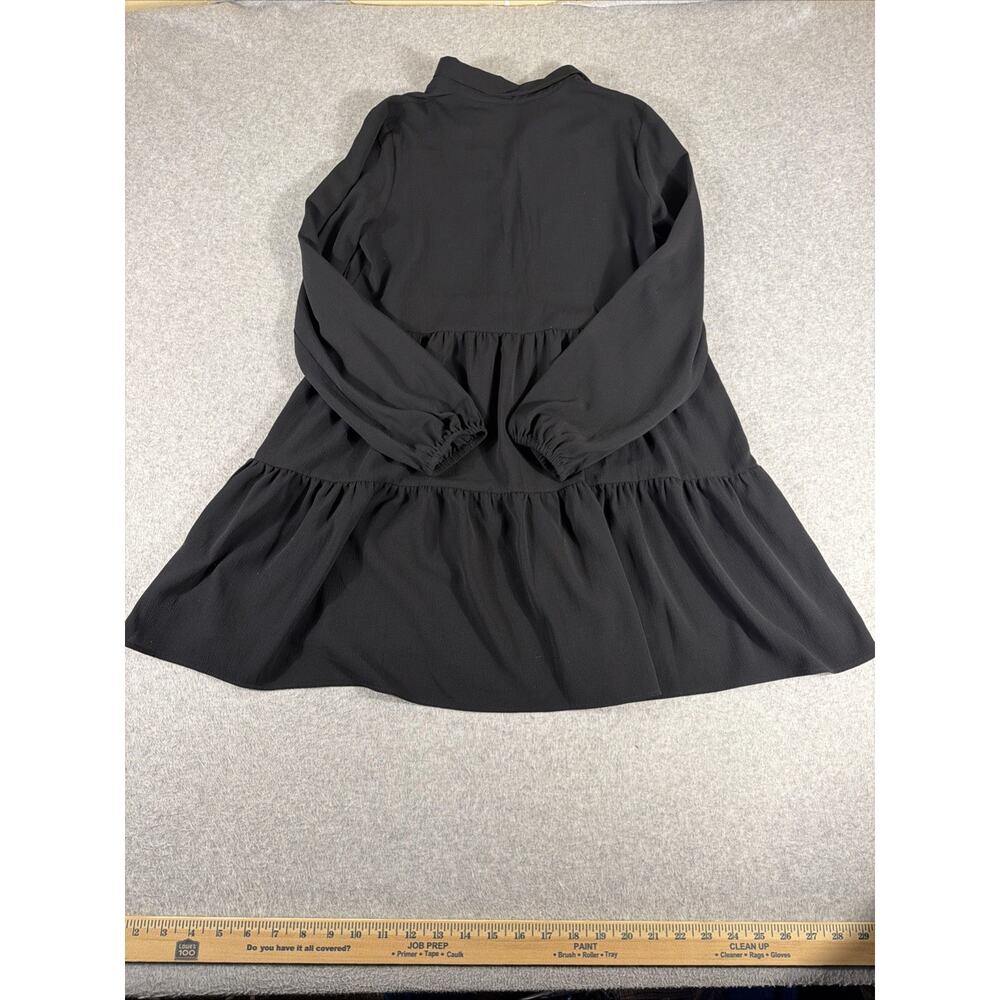 H&M Women’s Black Dress Size 18, Babydoll Dress, 3/4 Sleeve - Picture 6 of 6